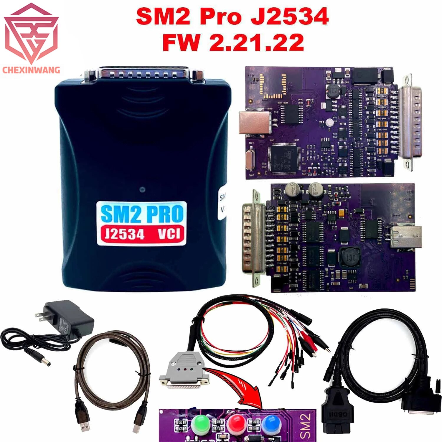 SM2 Pro J2534 OBD 2 VCI ڵ ĳ ,  J2534 ġ PK ̴ vci OTC ELS27 Nexiq MDI2 Ʈ 3 + Openport2.0